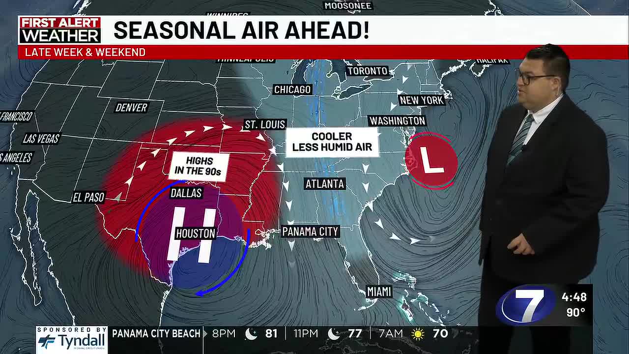Florida Panhandle Welcomes Comfortable Fall Weather