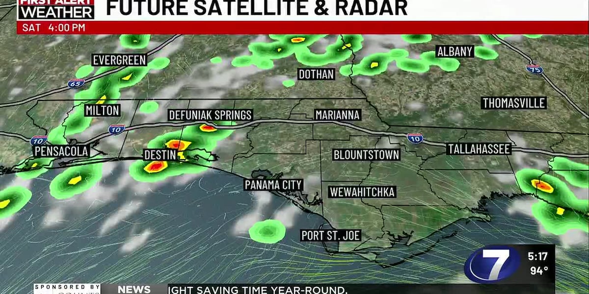 Periodic storms arrive over the weekend