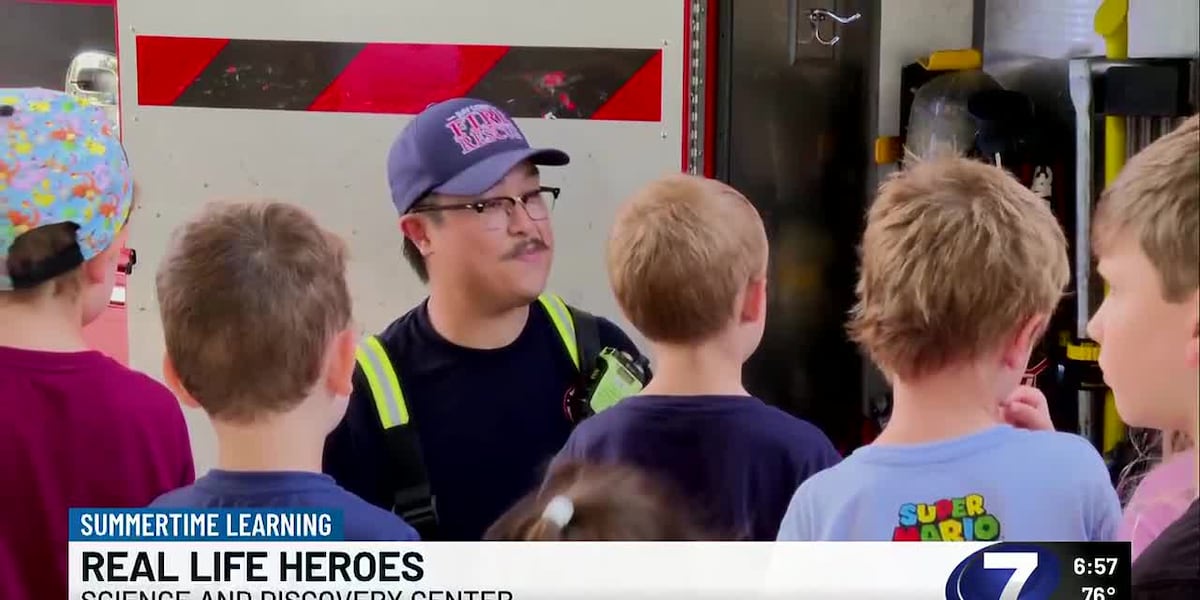 Summertime Learning: Real Life Heros at the Science and Discovery Center