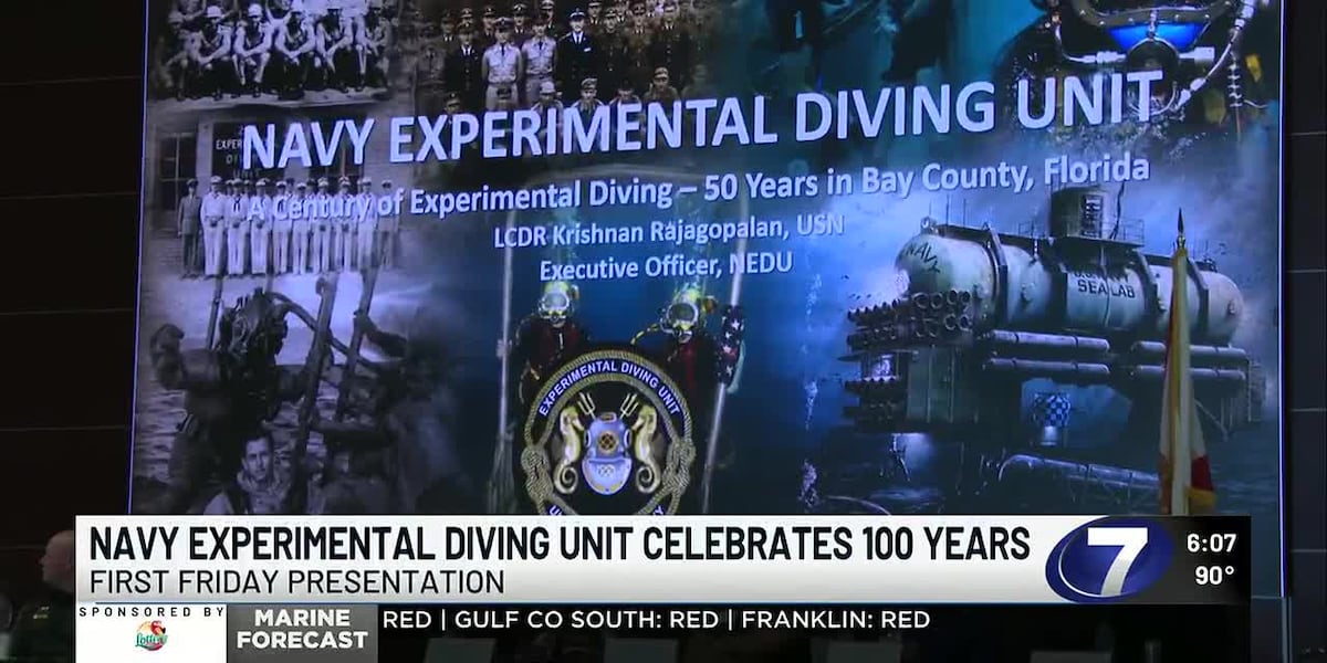Navy Experimental Diving Unit to celebrate centennial in 2027