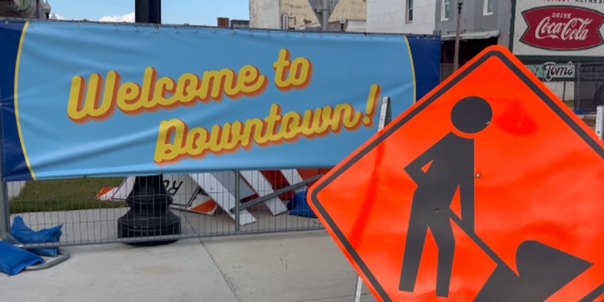 Downtown business owners thank construction workers as parts of Harrison Ave reopen