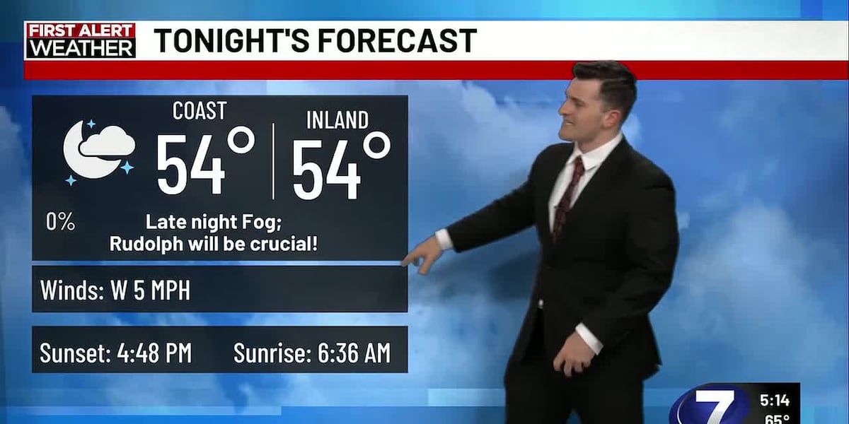 FIRST ALERT| Dense fog looks to make Rudolph’s bright red nose crucial ...
