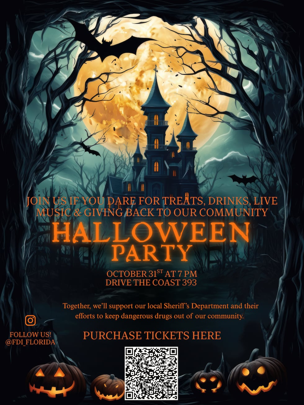 The Foundation for Drug Interdiction will host its Inaugural Halloween Soirée on Saturday,...