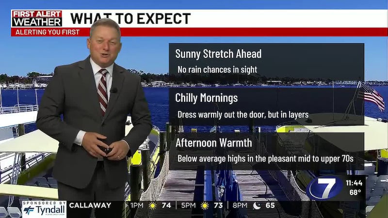 Chief Meteorologist Ryan Michaels has a look at our week ahead.