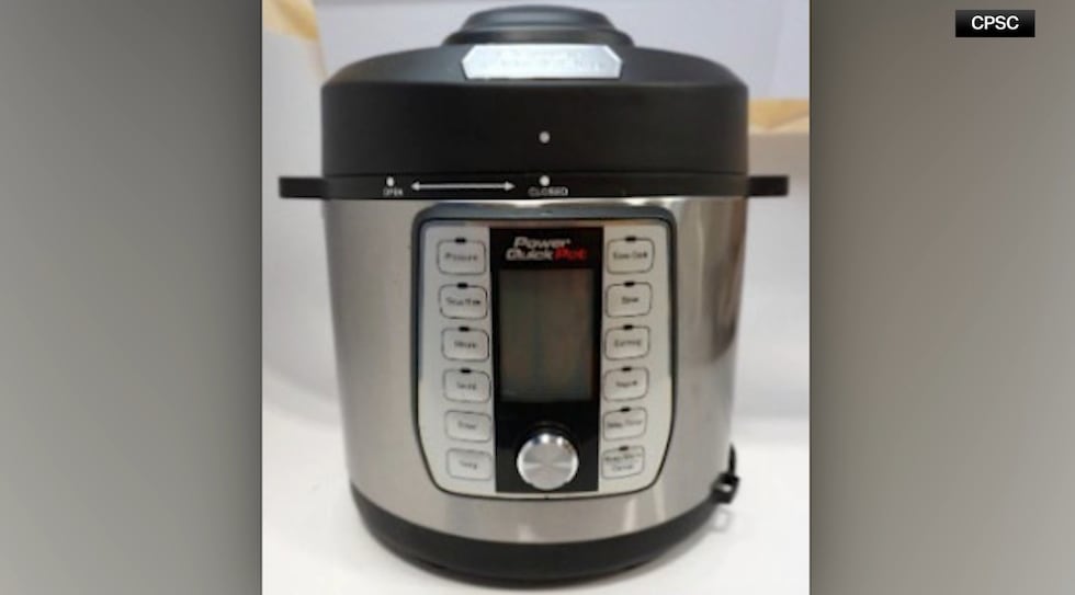 The Consumer Product Safety Commission says people should stop using Power Quick Pot 6-quart...