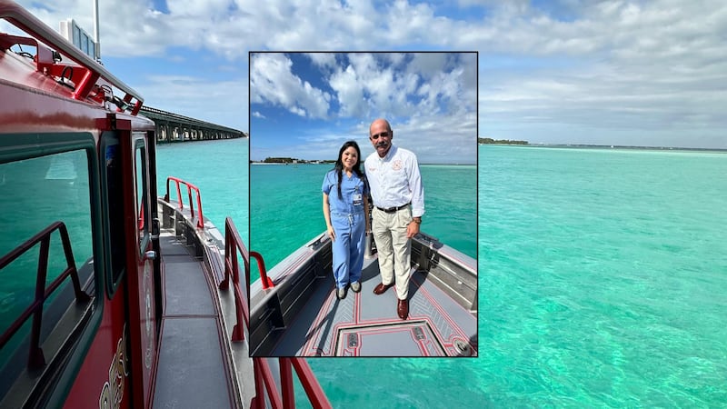 Hospital and fire officials say Marine 19 is the largest fire rescue vessel of its kind in...