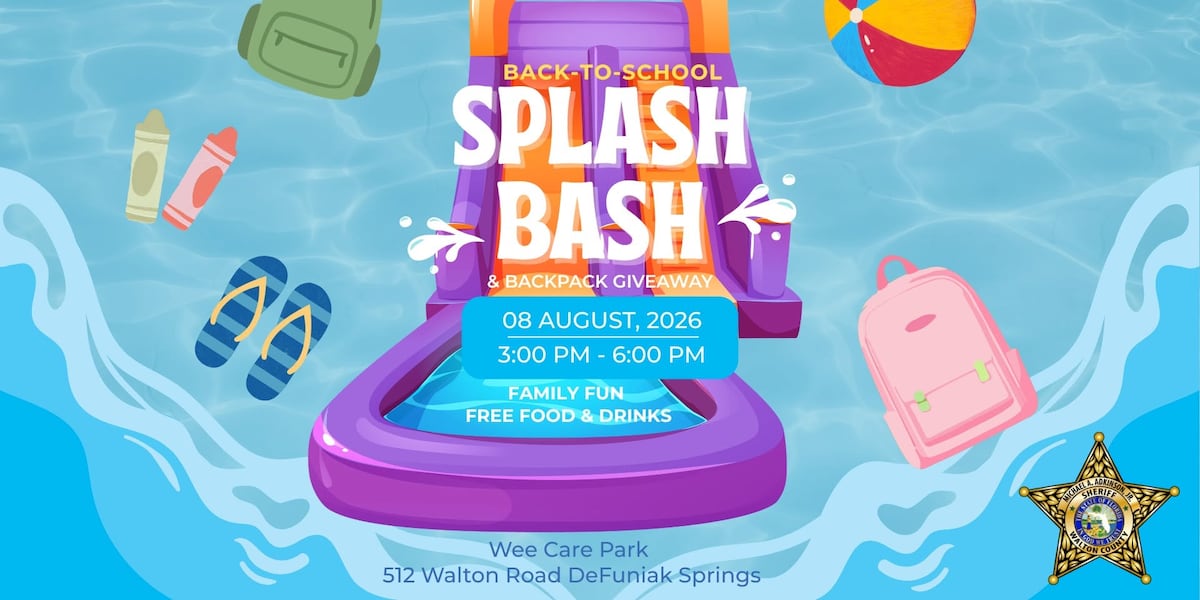 Walton County Sheriff Office to host Back-To-School Splash Bash