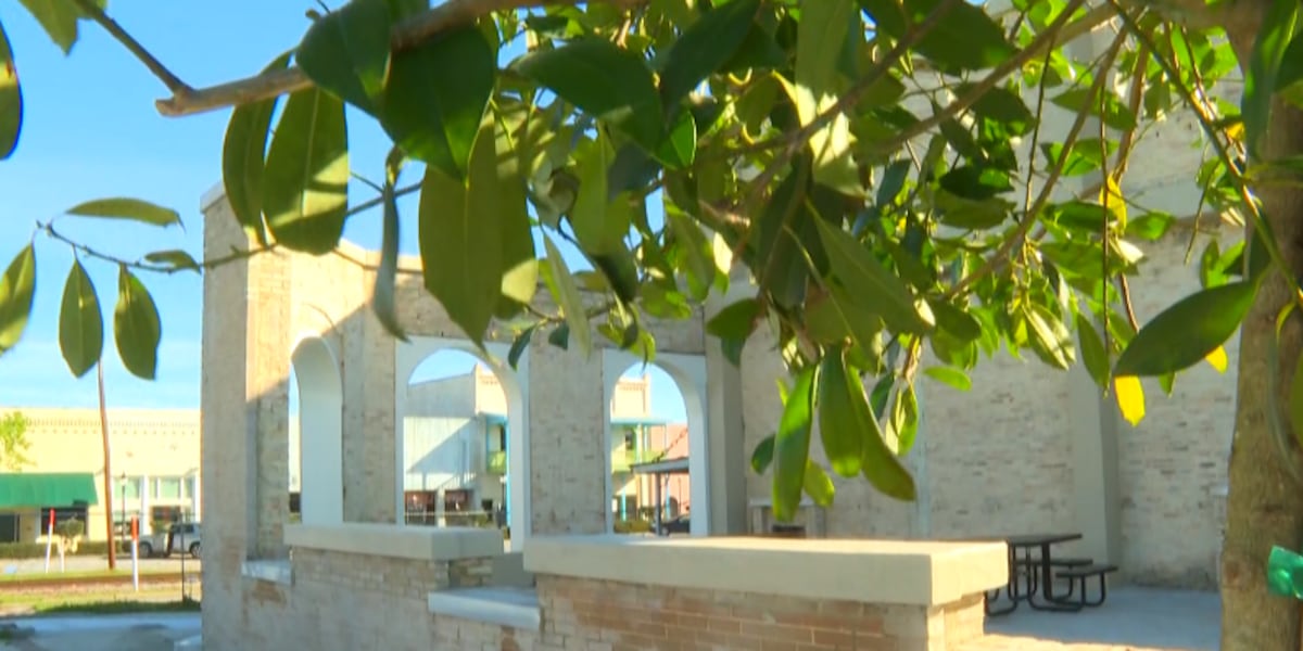 Chipley's historic Mongoven Building transformed into community parkette