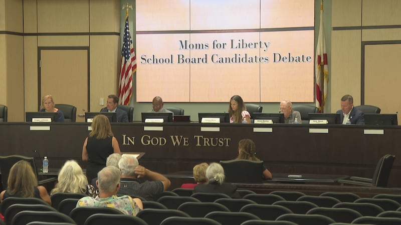 Moms for Liberty Bay County hosted a school board candidate forum, giving voters the...