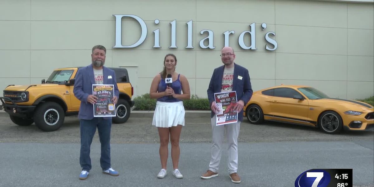 Dillard's to host Wingin' It Father's Day event and 2nd Annual Car and Motorcycle Show
