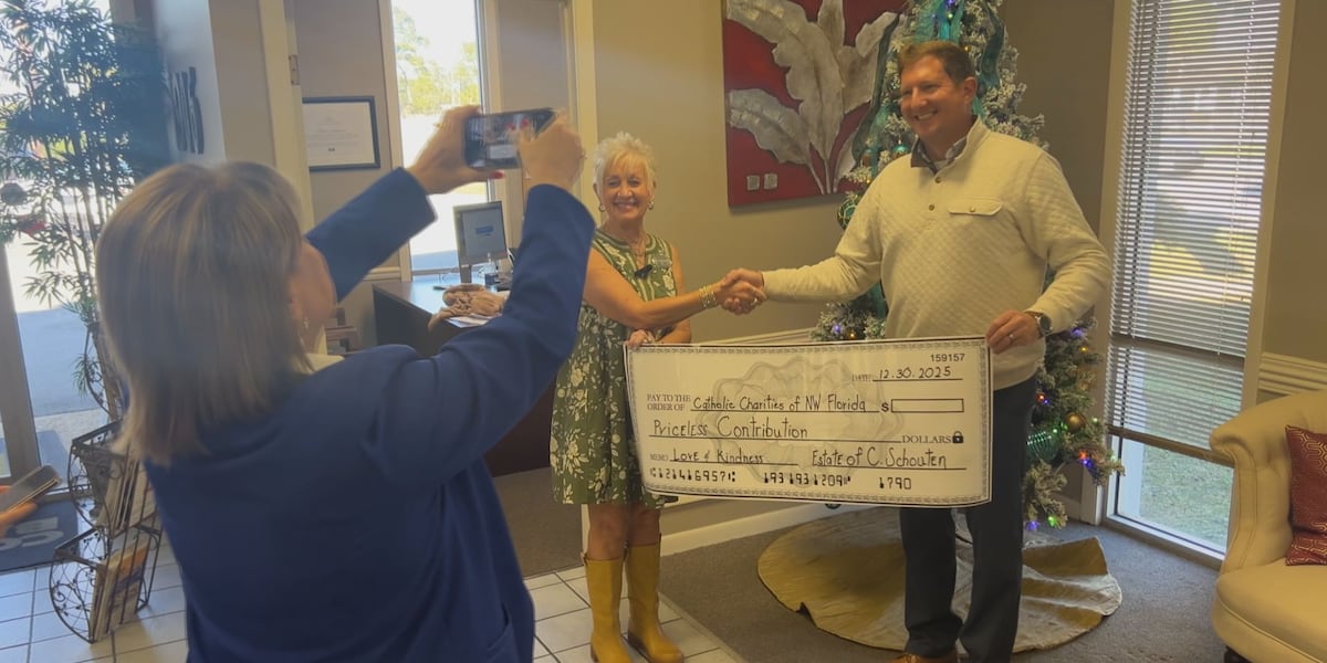 Catholic Charities receives donation for Bay County families