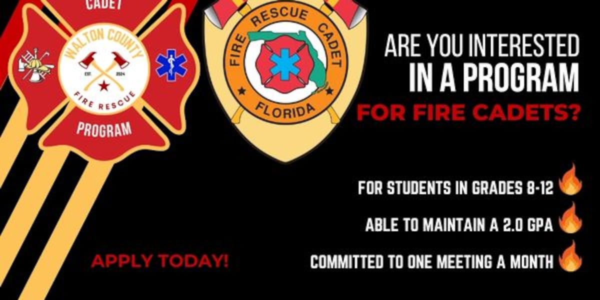 Walton County Fire Rescue introduces Fire Cadet Program