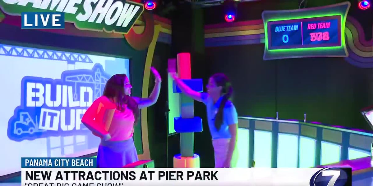 Great Big Game Show, The Escape Game, and Coastal Treasures Adventure Mining now open at Pier Park