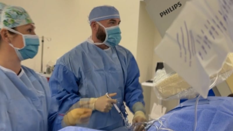 Behind-the-scenes heart attack treatment at the Cardiovascular Institute of Northwest Florida.