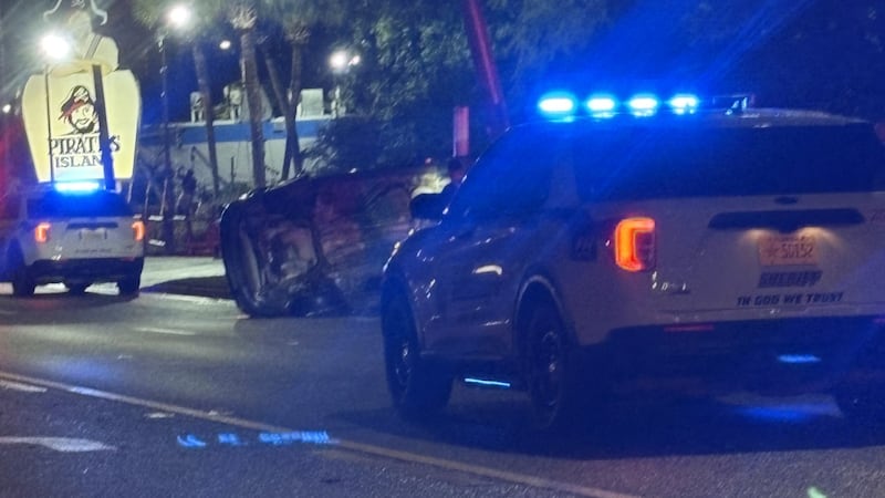 The Florida Highway Patrol is investigating a crash on Front Beach Road.