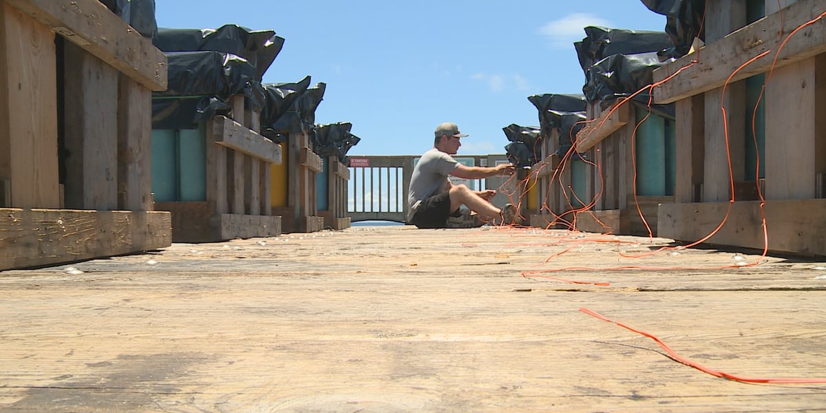 Pyro technicians prepare to set the sky ablaze amid 4th of July Celebration