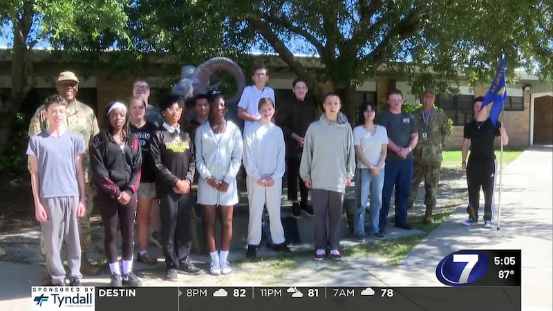 CMSgt Dillon Johnson said he enjoys working with the JROTC students to help mentor them and...