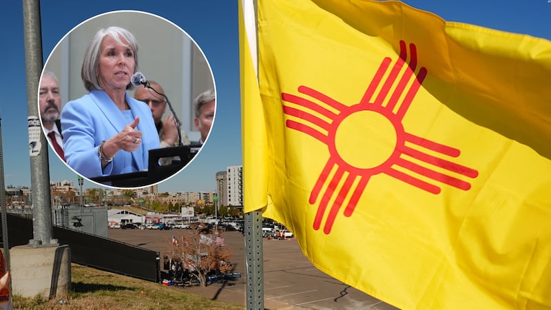Gov. Michelle Lujan Grisham responds to President Donald Trump calling for New Mexico to...
