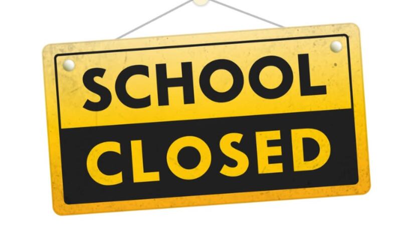 Three Bay District Schools are closed after a water main break.