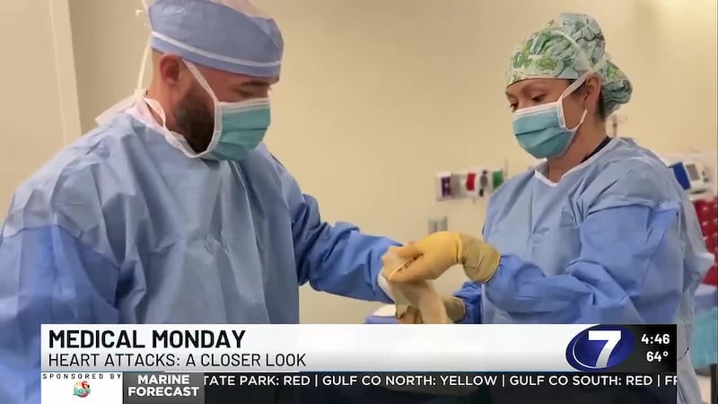 Behind-the-scenes heart attack treatment at the Cardiovascular Institute of Northwest Florida.