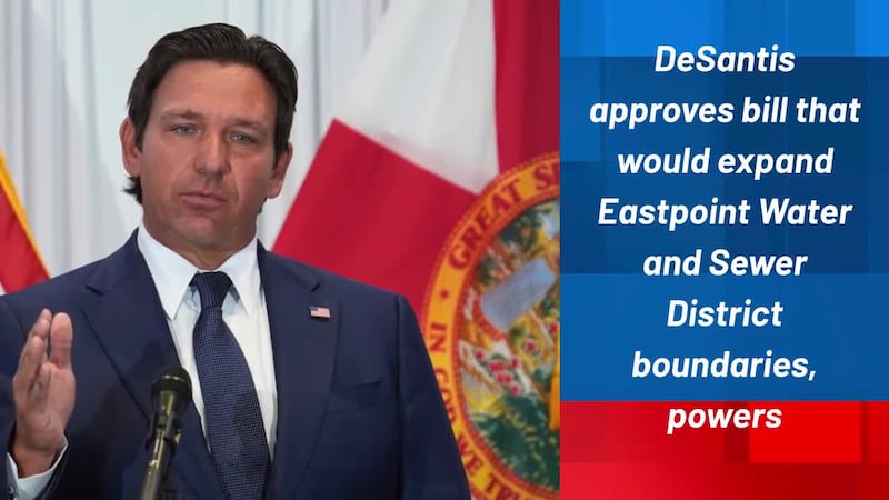 DeSantis approves bill that would expand Eastpoint Water and Sewer District boundaries, powers
