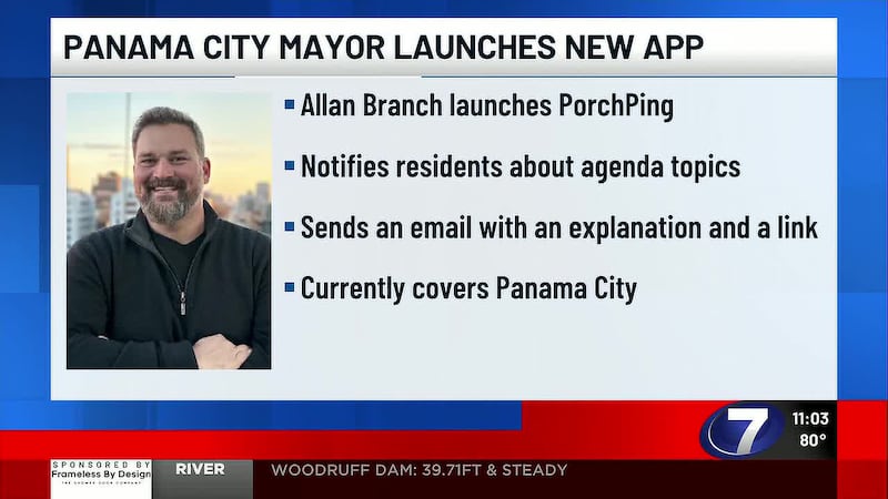 Panama City Mayor Allan Branch announced the launch of an app designed to connect the public...