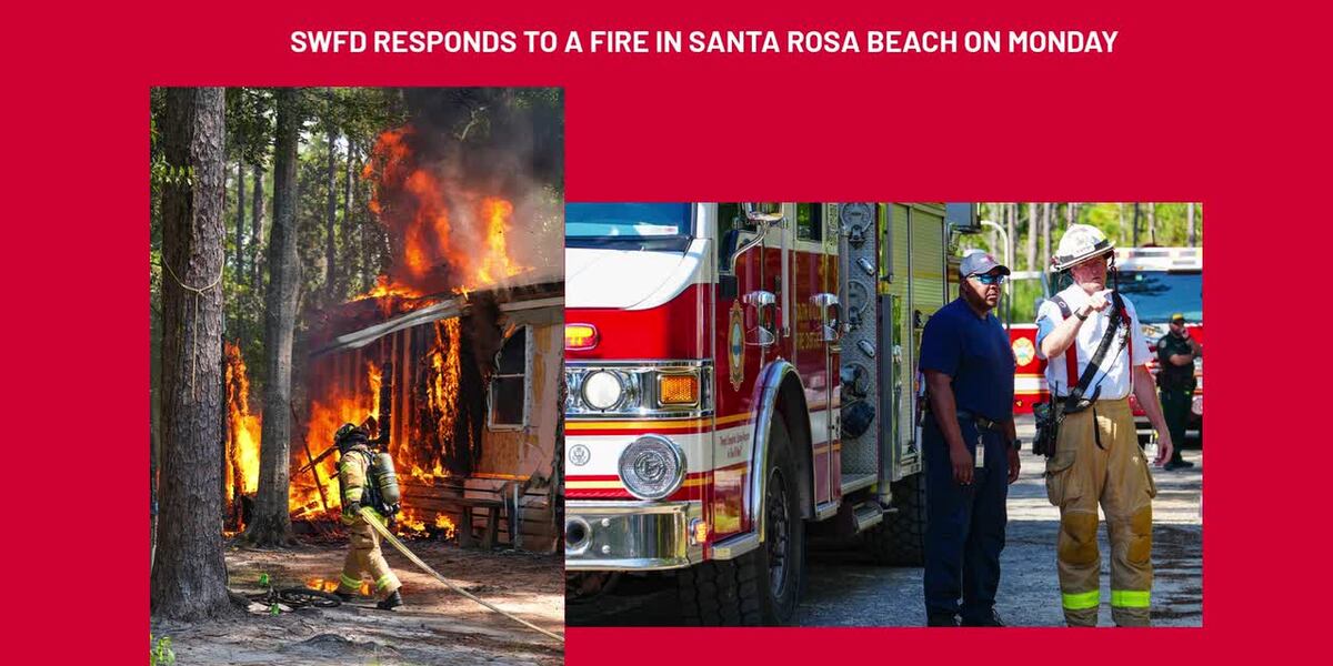 Swfd SWFD responds to structure fire in Santa Rosa Beach