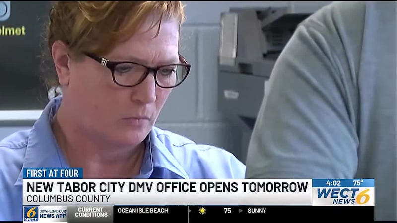 NCDMV is opening a new driver’s license office in Tabor City to serve customers across...
