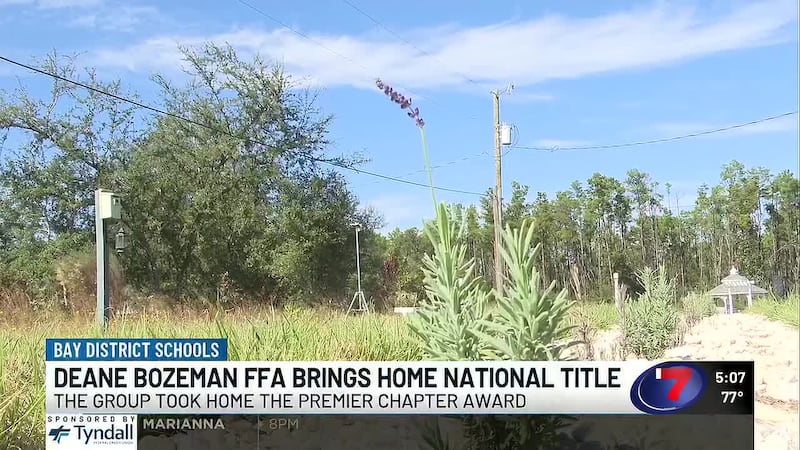 Deane Bozeman’s Future Farmers of America chapter is earning national recognition after taking...